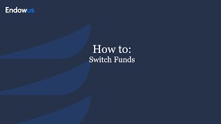 How to switch funds [upl. by Gothard291]