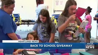 Back to School giveaway in Cape Girardeau [upl. by Hurff163]