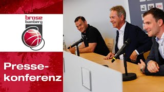 Aufbruchstimmung bei Brose Bamberg SaisonauftaktPressekonferenz [upl. by Hach]