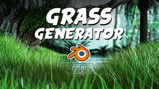 Add Animated Grass to Anything in Blender Geometry Nodes  Download [upl. by Shela]