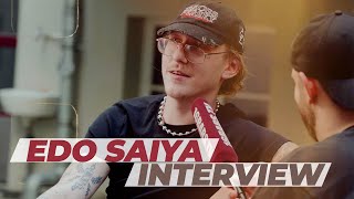 Edo Saiya über quotLieder vom Lebenquot Vergänglichkeit LiveSession amp Haftbefehl  16BARS INTERVIEW [upl. by Ynolem]