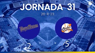 JORNADA 31 RESUMEN  Navegantes del Magallanes 2 Caribes de Anzoátegui 5 2324 261123 [upl. by Ahmed]