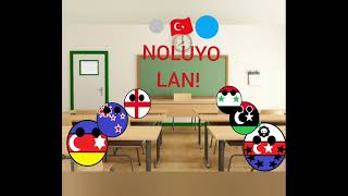 NAHÇIVAN VE OlgunAnimation OKULUN İLK GÜNÜ  PART 1  COUNTRYBALLS TÜRKÇE ANİMASYON [upl. by Burnett]