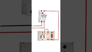 1 switch 1soket 1 indicator connection house shorts [upl. by Brufsky]