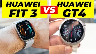 HUAWEI WATCH FIT 3 vs HUAWEI WATCH GT4 Qual o Melhor [upl. by Goebel562]