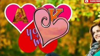 A K Letter Status Videos Whatsapp [upl. by Shaina]