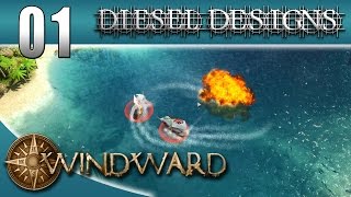 Windward EP01 Getting My Sea Legs Early Access Lets Play 60FPS [upl. by Adlesirhc]