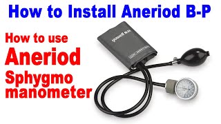 How to Install Aneroid Sphygmomanometer  How to use Aneroid Sphygmomanometer [upl. by Andersen199]