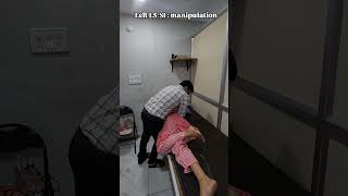 low backpain treatment L5S1 manipulation prolapseddisc lumbardiscprolapse lumbarl5s1 [upl. by Ominorej402]