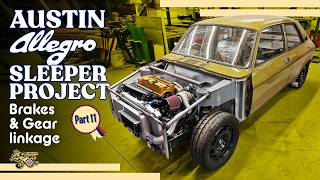 Austin Allegro sleeper project with Honda Civic Type R K20 Turbo build  Part 11 [upl. by Nahtaj]