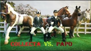 Papo CollectA or Schleich Which rider to choose Porównanie jeźdźców [upl. by Okimik711]