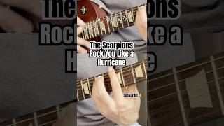 The Scorpions  Rock You Like a Hurricane guitar tutoria [upl. by Nnadroj]