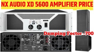 NX AUDIO XD5600 AMPLIFIER PRICE amp Ditels🔊 Pradeep dj Vlog [upl. by Pape]