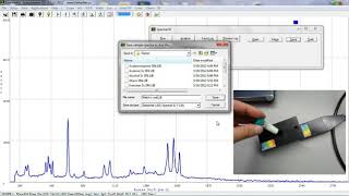 StellarNet Raman Spectroscopy Tutorial Raw Material ID mp4 [upl. by Alisander]