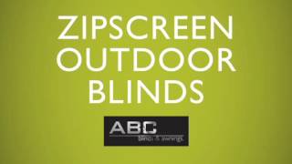 Zipscreen Motorised Outdoor Blinds Product Demo [upl. by Genevra]