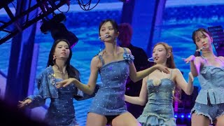 TWICE  Alcohol Free DTNA Talk That Talk  TWICE READY TO BE in Jakarta 사나 쯔위 focus 4K [upl. by Suivatco]