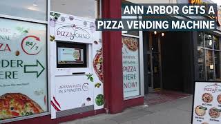 See Ann Arbor’s new 247 pizza vending machine in action [upl. by Beryle]