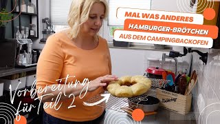 Hamburger Buns aus dem Campingbackofen  Omnia Backofen Rezepte [upl. by Spevek]