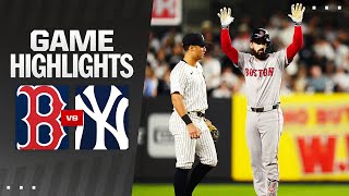 Red Sox vs Yankees Game Highlights 91224  MLB Highlights [upl. by Ehcadroj]