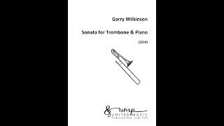 Sonata for Trombone and Piano 2024  first movement  Allegro energico [upl. by Jazmin]