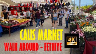 Calis Market Walk Around Fethiye 2022 [upl. by Eynobe]