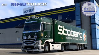 ETS2 150 I TRANSPORTES POR EUROPA I Salzburgo A  Múnich D I MERCEDES ACTROS 517 cv [upl. by Nida]