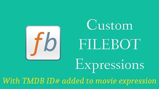 Filebot Update to include TMDB ID number for Plex subtitle Info too [upl. by Narad]