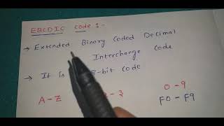 DIGITAL ELECTRONICSDELDSTLDDCSALPHA NUMERIC CODES [upl. by Enelec]