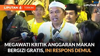 Gubernur Jabar Terpilih Dedi Mulyadi Respons Kritikan Megawati Soal Anggaran Makan Bergizi Gratis [upl. by Eelik]