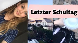 Schul Vlog  Letzter Schultag vor den Ferien in der Oberstufe Lernen Organisation Lockdown [upl. by Aisela]