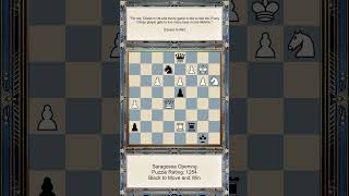 Can you beat a Woodpusher 1254 ELO Chess Puzzle [upl. by Moyna]