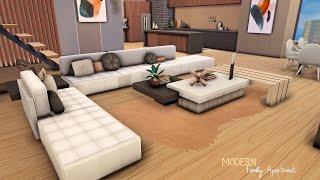 Modern Family Apartment  888 Spire Apartments  THE SIMS 4  NO CC  stop motion [upl. by Gnav]