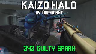 Kaizo Halo CE 343 Guilty Spark  DEATH MONTAGE Halo CE MCC Mod [upl. by Aronos]