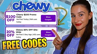 How I save with these Chewy Promo Codes EASY ✅ Verified Chewy Coupon Codes 2023 [upl. by Blader]