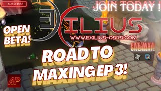 OPEN BETA 20 ONLINE EXILIUS RSPS quotROAD TO MAXING EP3quot  YOUTUBE MBOX amp 10 SCROLL GIVEAWAY [upl. by Frager]