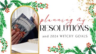 Cozy Planning Day and Planning My 2024 Personal and Witchcraft Goals  Vlogmas Day 14 [upl. by Cheyney]