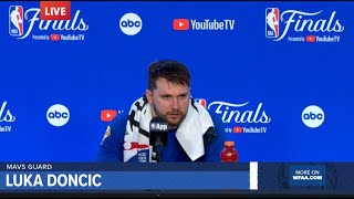 NBA Finals postgame interviews Celtics Mavericks hold press conferences after Boston wins title [upl. by Volkan]