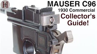 Mauser C96 Broomhandle 1930 Commercial  Collectors Guide [upl. by Ahsilem710]