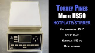 Torrey Pines Scientific HotplateStirrer 3601EHEAT STIR [upl. by Jennilee]