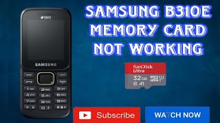 Samsung b310e memory card not working [upl. by Salesin562]