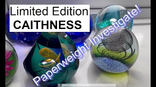 Limited Edition CAITHNESS Paperweights [upl. by Riem]