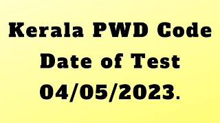 Kerala PWD Account Code [upl. by Etsirhc]