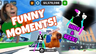 ROBLOX  FUNNY MOMENTS amp WHEEZES HIDE amp SEEK Car Dealership Tycoon [upl. by Kilgore973]