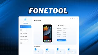 Free iPhone Management Software  Transfer amp Backup iPhone with FoneTool [upl. by Ayekan482]