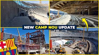 New Camp Nou Progress Update 16 June 2024 [upl. by Nosdrahcir]