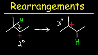 SN1 Carbocation Rearrangements  Hydride Shift amp Methyl Shift [upl. by Wyatan]