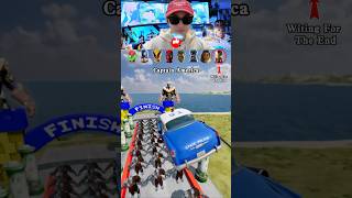 Super Heros Cars vs 100 Stone Soldier vs Jump Challenge😎❌😱shorts beamngdrive [upl. by Chemash]