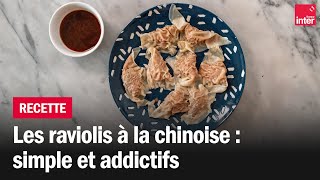 Les raviolis à la chinoise  Les recettes de FrançoisRégis Gaudry [upl. by Cristie]