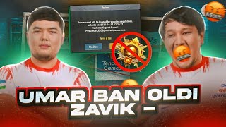 😱deUmar Nega Ban Oldi Zavaga Juxam Oz Qolgandi umarpubgm senatorpubgm [upl. by Burra]