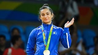 Kosovos first Olympic Champion Majlinda Kelmendi [upl. by Etka]